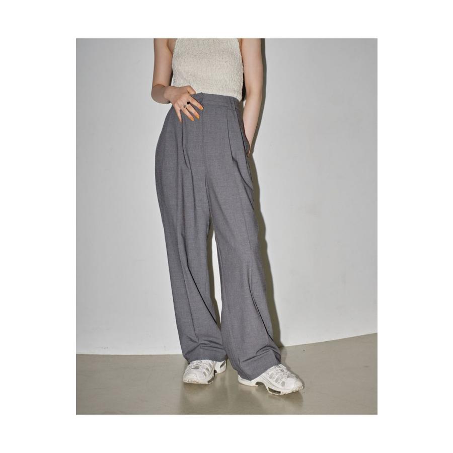 【ご予約会開催中】Heather Tuck Trousers -CHARCOAL GRAY（12410721） Todayful(トゥデイフル) | TODAYFUL | 02