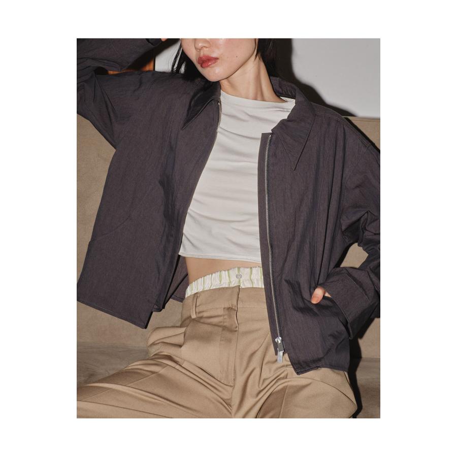 【SALE】Washer Zip Blouson -CHARCOAL GRAY（12310201） Todayful(トゥデイフル) | TODAYFUL | 09