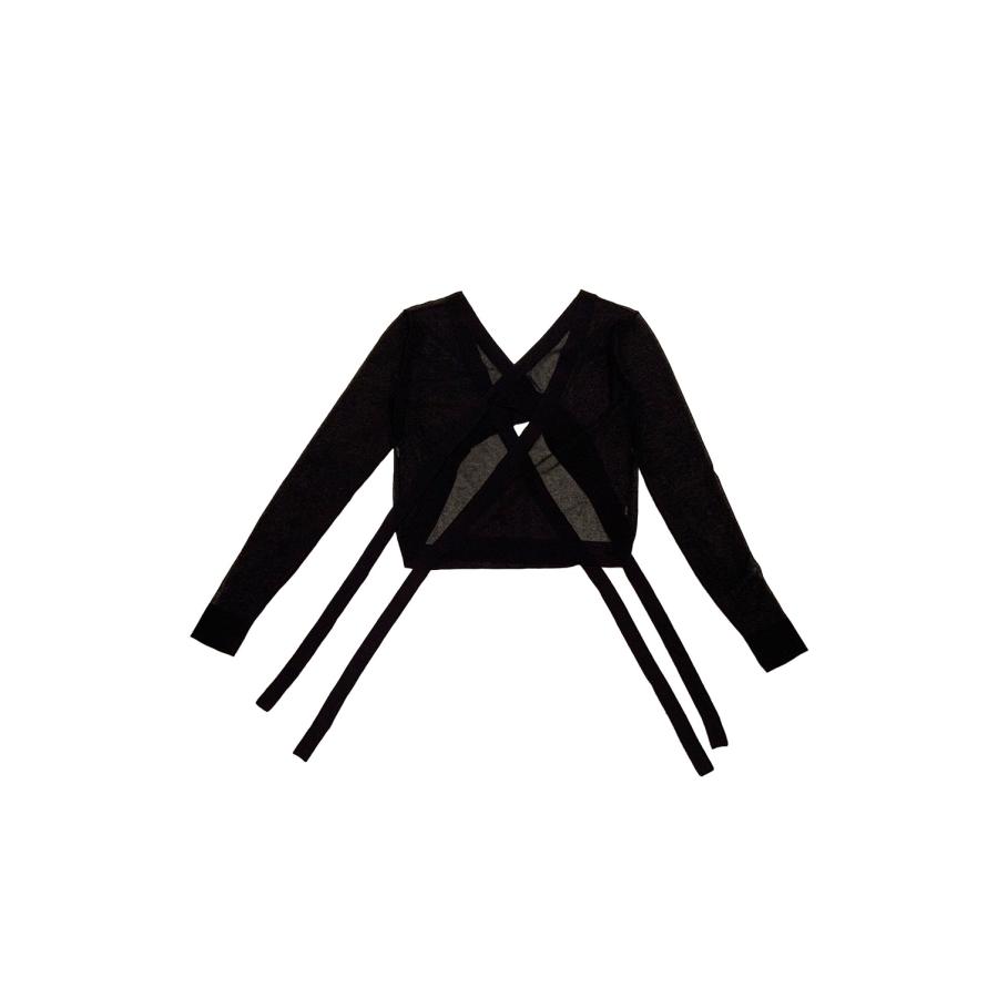 【P5倍 / SALE】Sheer Separate Cachecoeur -Navy (24SS-30-N) Jun Mikami(ジュンミカミ) | JUN MIKAMI | 07