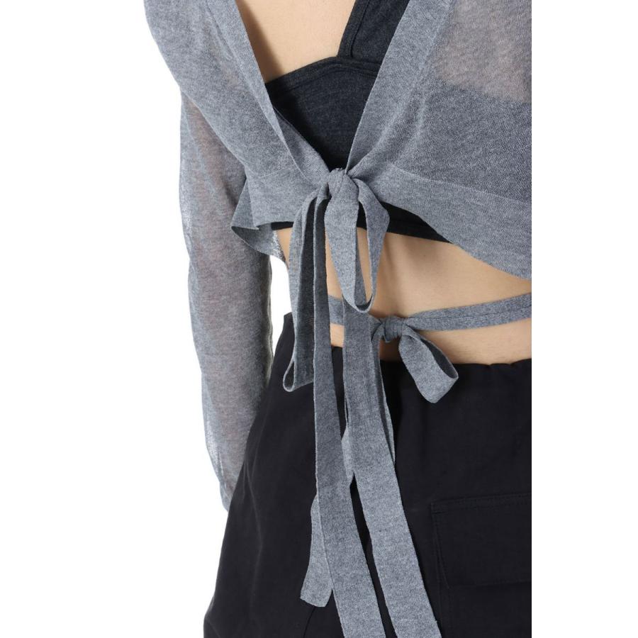 【P5倍 / SALE】Sheer Separate Cachecoeur -Gray (24SS-30-N) Jun Mikami(ジュンミカミ) | JUN MIKAMI | 05