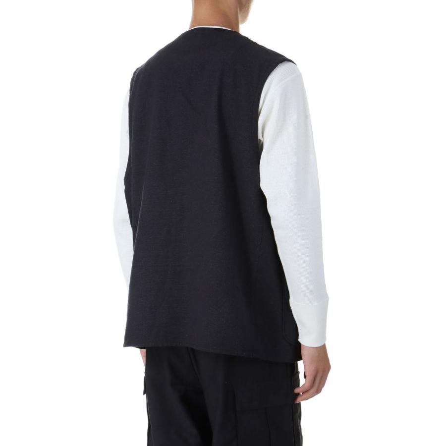 【16時までのご注文で最短翌日発送】COTTON / SILK NEP DUCK WORK VEST - BLACK (GL15476) Gold(ゴールド)｜deepinsideinc｜03