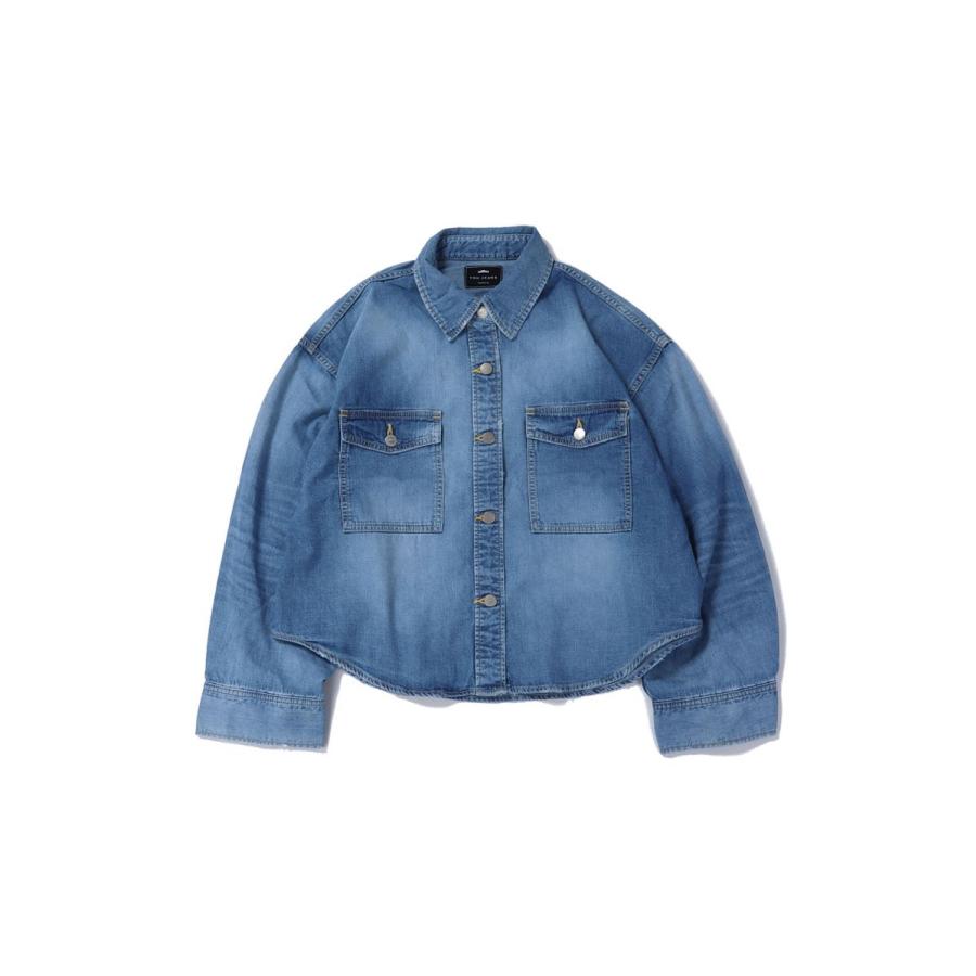 【16時までのご注文で最短翌日発送】LEWIS SHIRT-BLUE(TNH24100-17) The Newhouse(ザニューハウス)｜deepinsideinc｜06