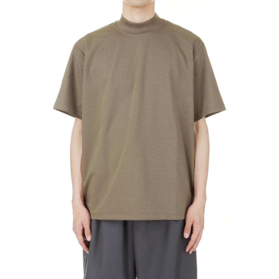【P5倍 / SALE】MOCK NECK T-SHIRT(W-014-8009)-L.Brown- WEWILL(ウィーウィル) | 