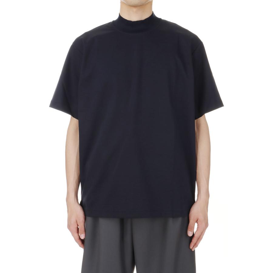 【P5倍 / SALE】MOCK NECK T-SHIRT(W-014-8009)-Navy- WEWILL(ウィーウィル) | 