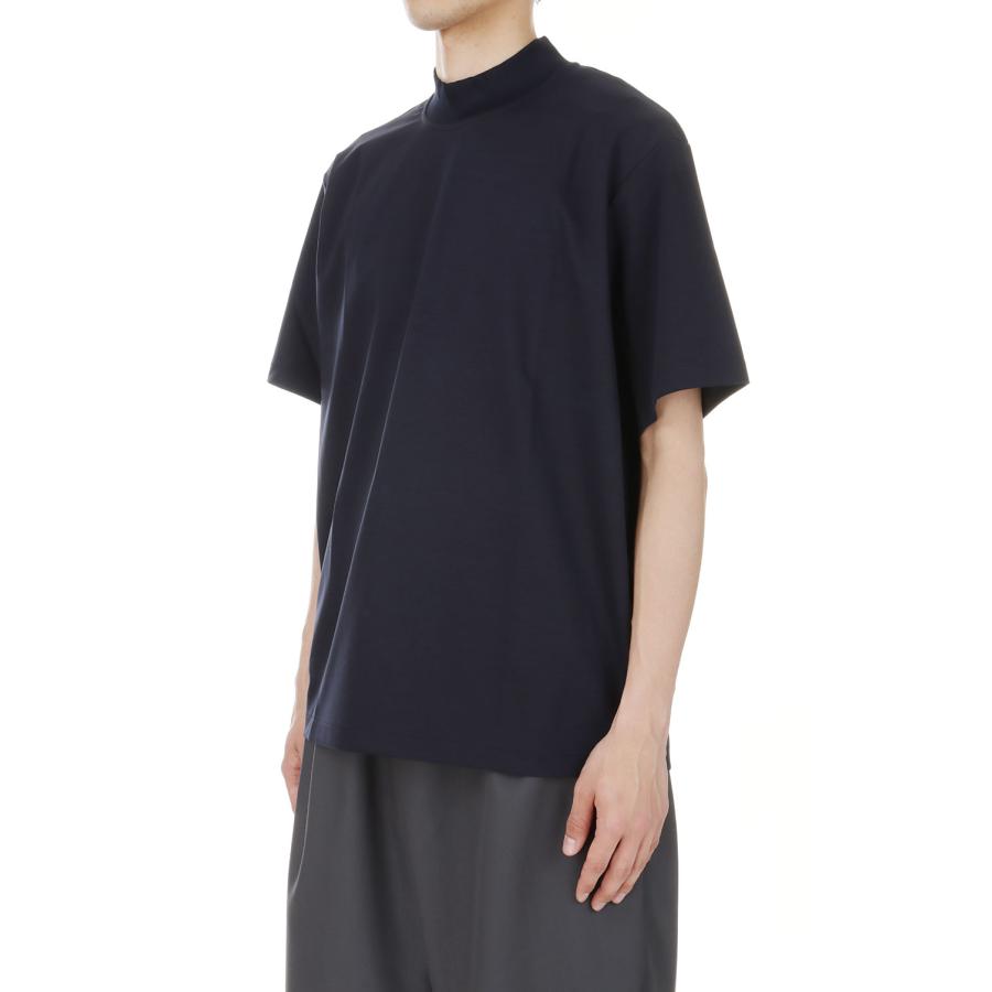 【P5倍 / SALE】MOCK NECK T-SHIRT(W-014-8009)-Navy- WEWILL(ウィーウィル) |  | 01