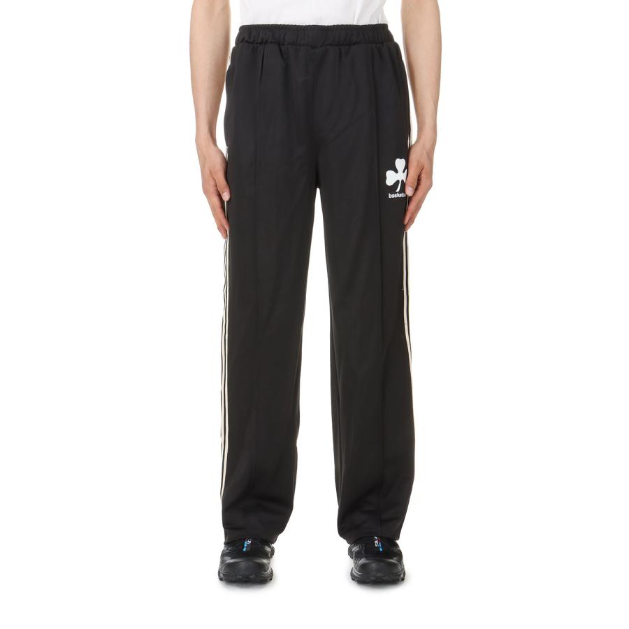 【P2倍 / SALE】LUCKY, track pants / Black&amp;amp;amp;amp;amp;amp;Cream Basketcase(バスケットケース) |  | 01