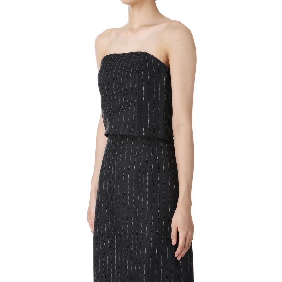 【SALE】Stripe Bustier Tops -BLACK (12420409) Todayful(トゥデイフル) | TODAYFUL | 01