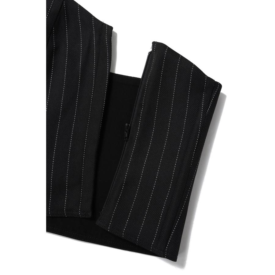 【SALE】Stripe Bustier Tops -BLACK (12420409) Todayful(トゥデイフル) | TODAYFUL | 05