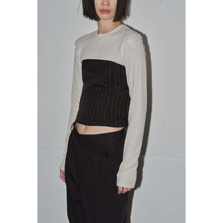 【SALE】Stripe Bustier Tops -BLACK (12420409) Todayful(トゥデイフル) | TODAYFUL | 07