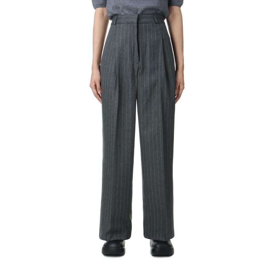 【SALE】Stripe Twill Trousers -DARK GRAY (12420701) Todayful(トゥデイフル) | TODAYFUL