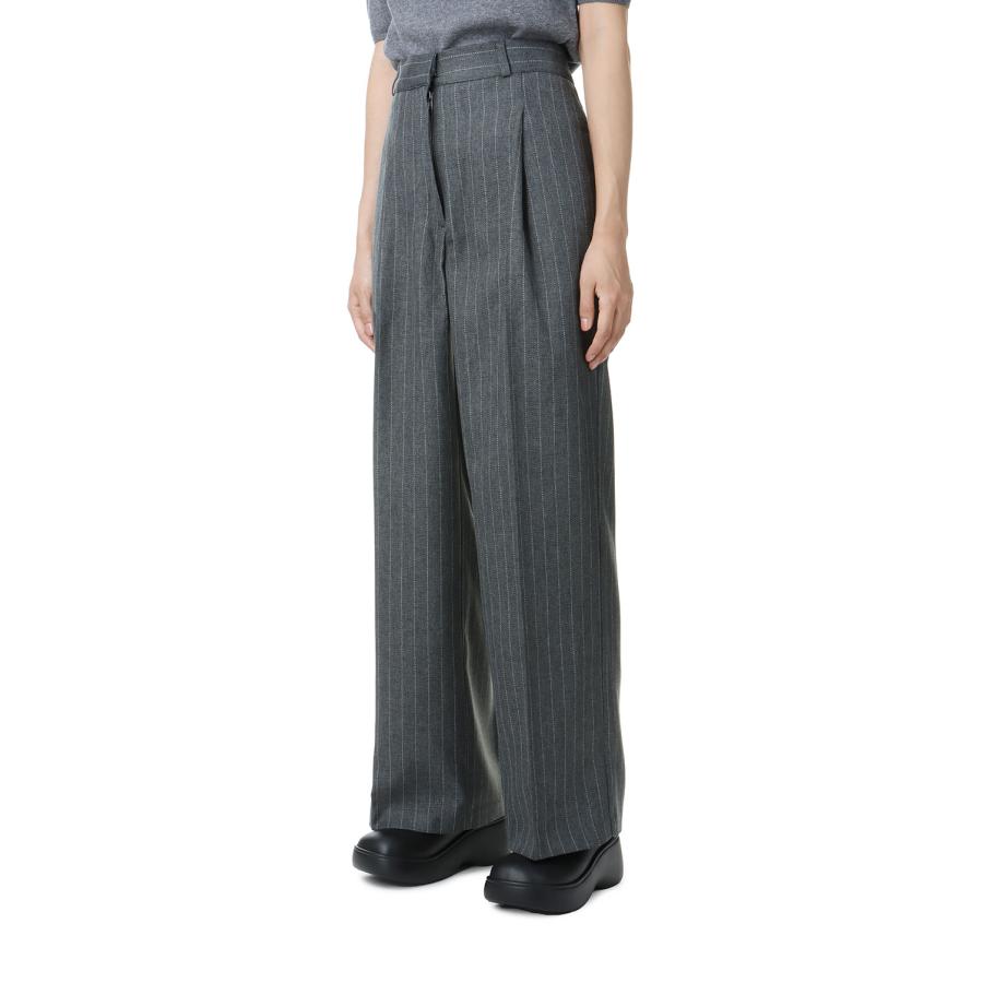 【SALE】Stripe Twill Trousers -DARK GRAY (12420701) Todayful(トゥデイフル) | TODAYFUL | 01