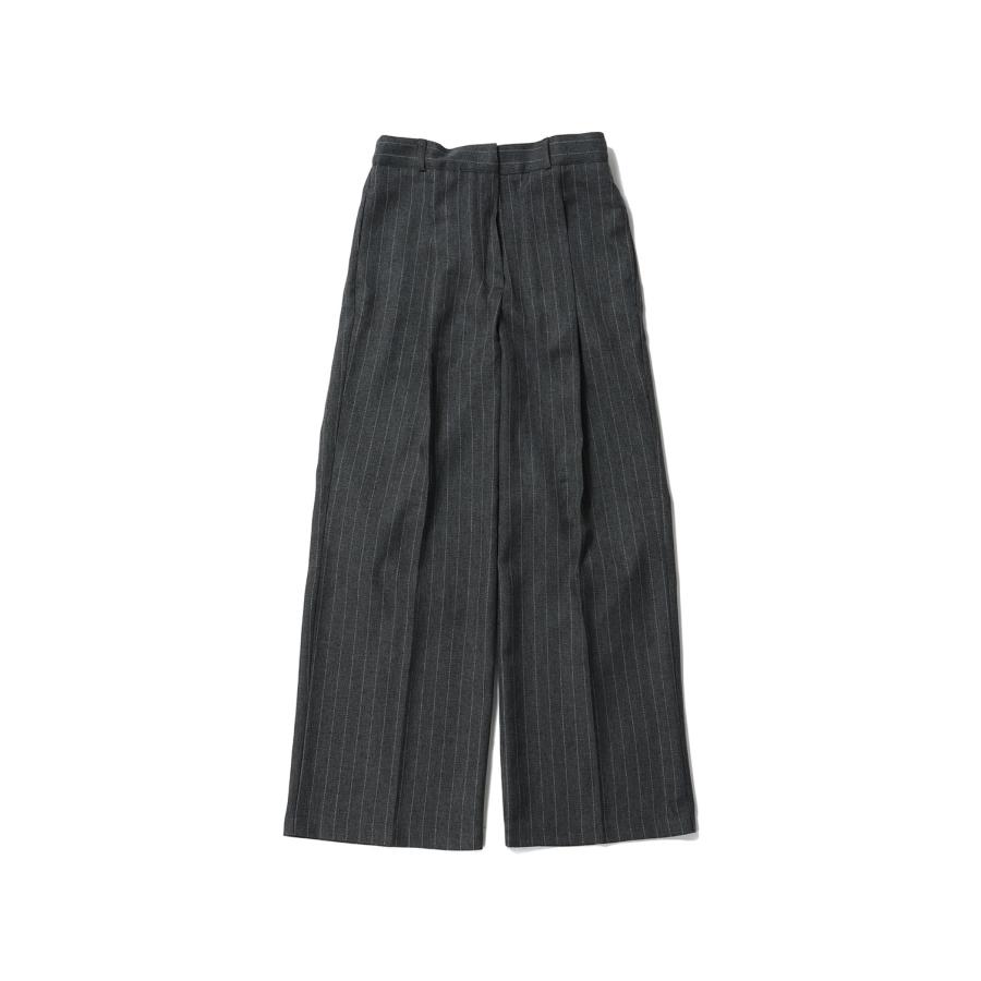 【SALE】Stripe Twill Trousers -DARK GRAY (12420701) Todayful(トゥデイフル) | TODAYFUL | 05