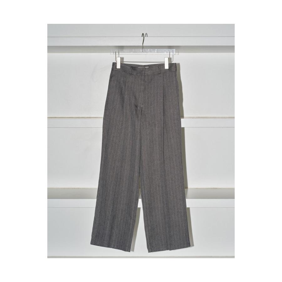 【SALE】Stripe Twill Trousers -DARK GRAY (12420701) Todayful(トゥデイフル) | TODAYFUL | 08