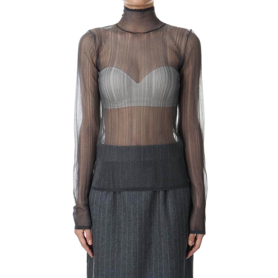 【SALE】Sheer Randomrib Knit -GRAY (12420513) Todayful(トゥデイフル) | TODAYFUL | 01