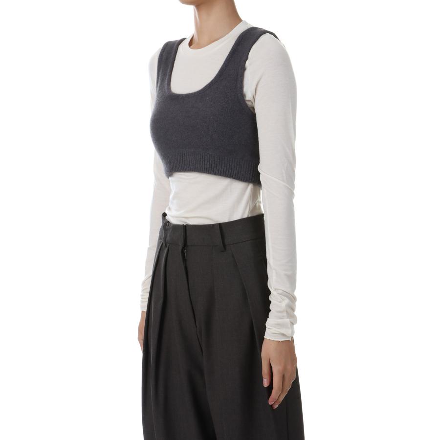 【SALE】Raccoon Knit Bustier -SKY BLUE(12420502) Todayful(トゥデイフル) | TODAYFUL | 01