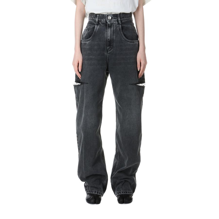 *SLASH DETAIL DENIM PATNS -BLACK Maison Margiela(メゾンマルジェラ) | Maison Margiela