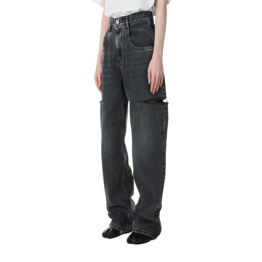 *SLASH DETAIL DENIM PATNS -BLACK Maison Margiela(メゾンマルジェラ) | Maison Margiela | 01