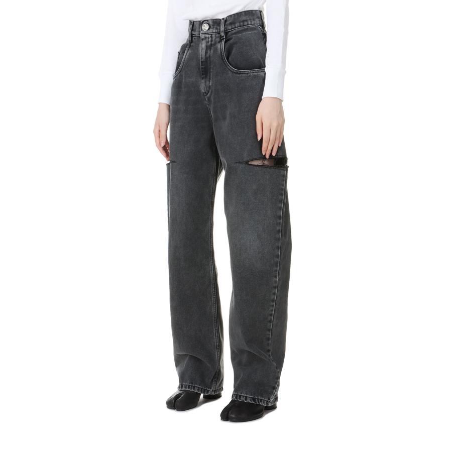 【P5倍】*SLASH DETAIL DENIM PANTS -BLACK (S51LA0051-S30743-965) Maison Margiela(メゾンマルジェラ) | Maison Margiela | 01