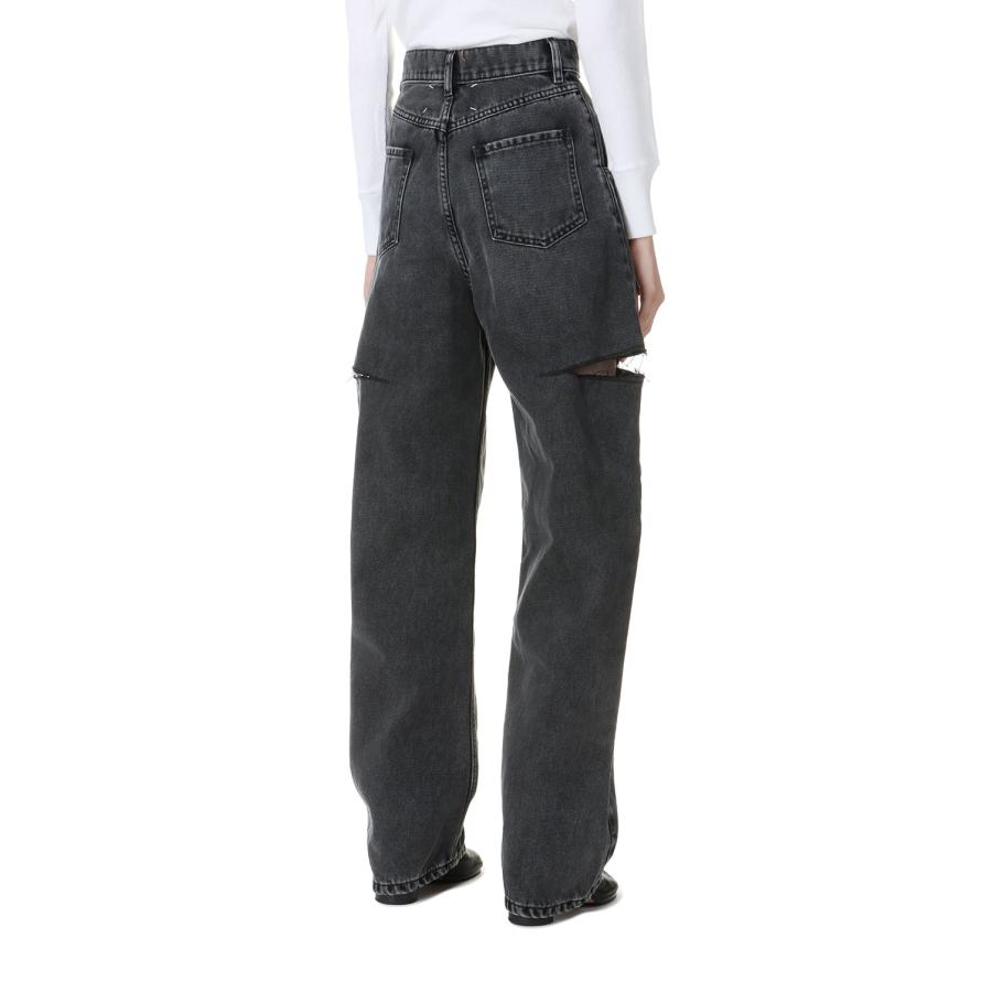 【P5倍】*SLASH DETAIL DENIM PANTS -BLACK (S51LA0051-S30743-965) Maison Margiela(メゾンマルジェラ) | Maison Margiela | 02