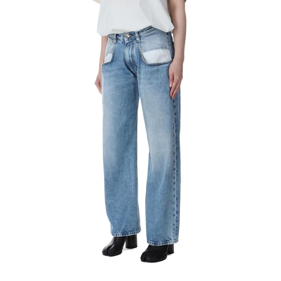 【P5倍】STRAIGHT DENIM PANTS CONTRAST POCKETS -BLUE (S51LA0052-S30513-470) Maison Margiela(メゾンマルジェラ) | Maison Margiela | 01