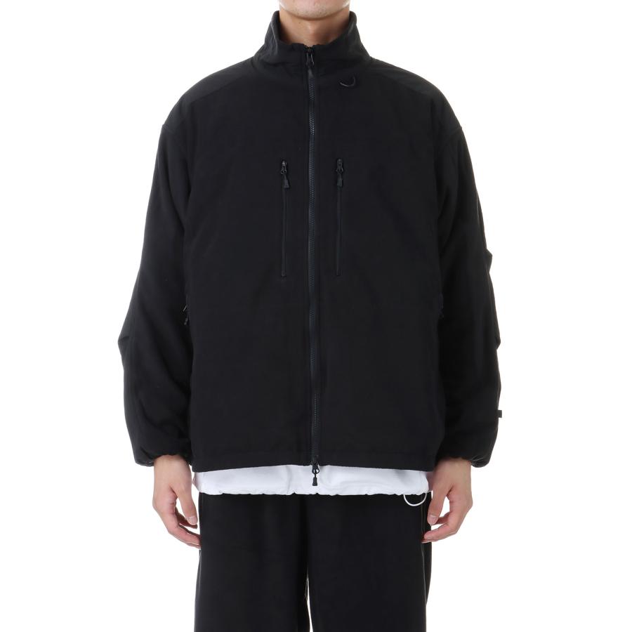 DAIWA PIER39 TECH FLEECE JACKET - BLACK (BE-71024W) PIER39(ダイワ 