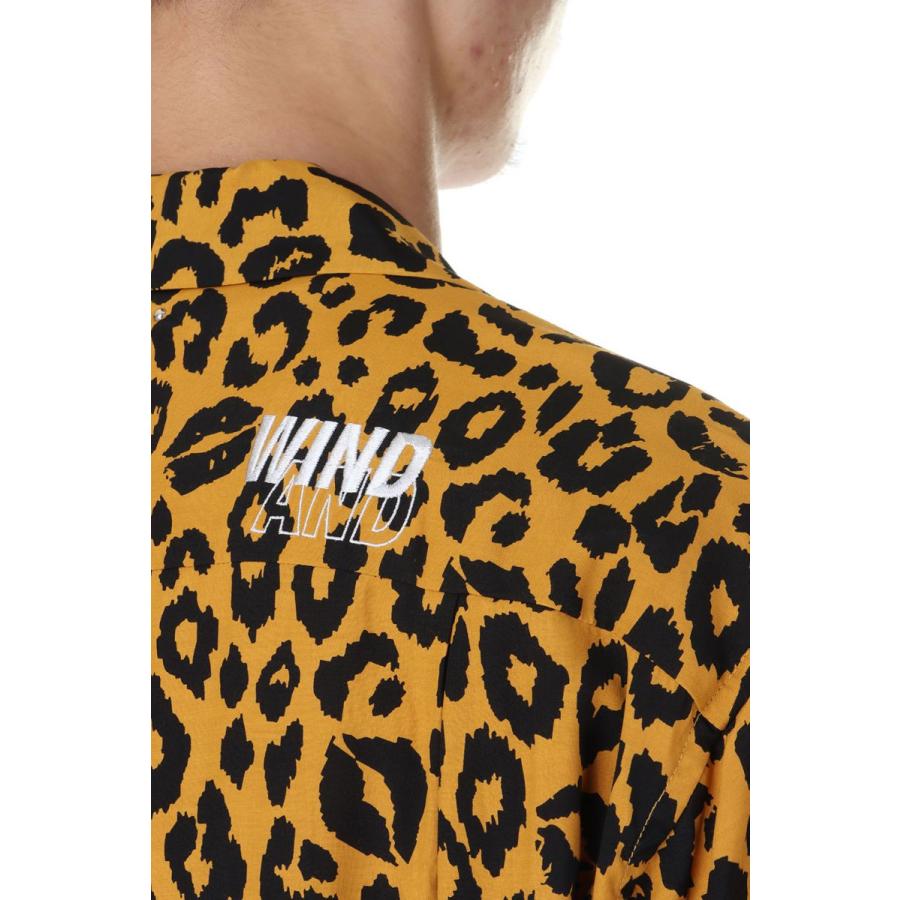 MINEDENIM WDS×MINEDENIM Lips Leopard Print Open Collar SH / BRT 