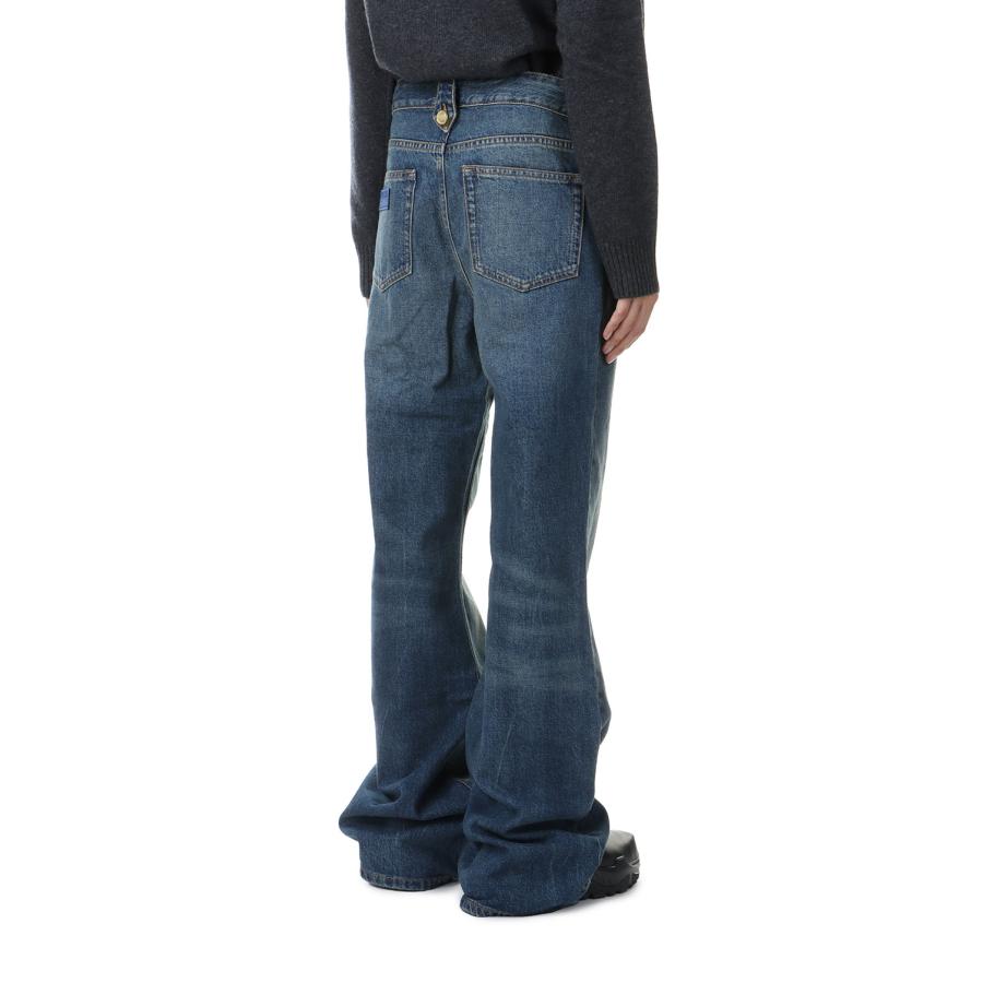 【P5倍 / SALE】Heavy Washed Denim Flared Skirt Jeans -Mid Blue Vintage (#J1562) GANNI(ガニー) | GANNI | 07