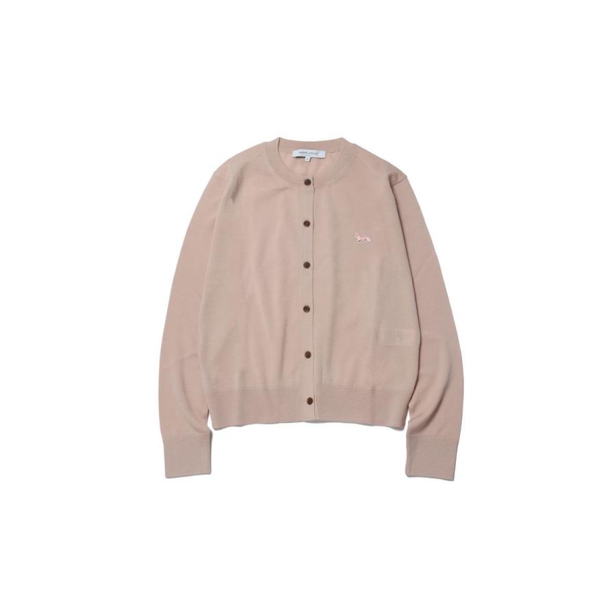 BABY FOX PATCH REGULAR CARDIGAN - PASTURE ROSE(MW00507KT1036) Maison Kitsune -Women-(メゾンキツネ) | 