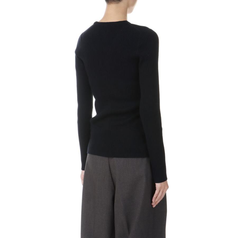 【SALE】BABY FOX PATCH FINE RIBBED CARDIGAN - BLACK(NW00507KT1091) Maison Kitsune -Women-(メゾンキツネ) |  | 03