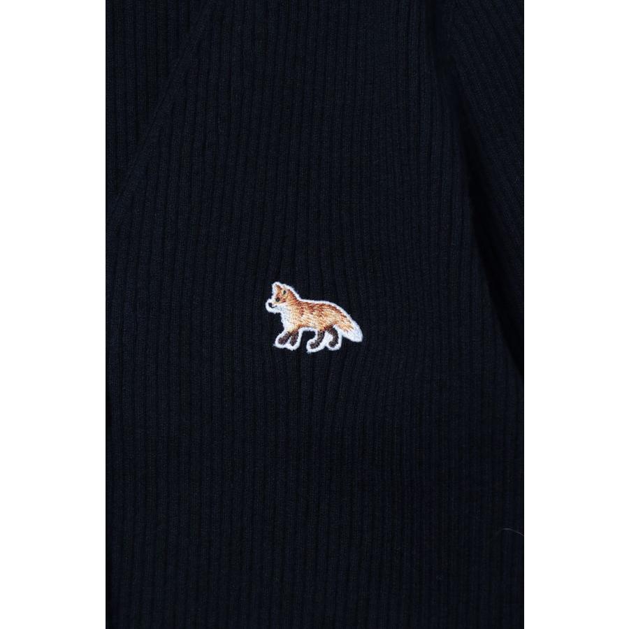 【SALE】BABY FOX PATCH FINE RIBBED CARDIGAN - BLACK(NW00507KT1091) Maison Kitsune -Women-(メゾンキツネ) |  | 08