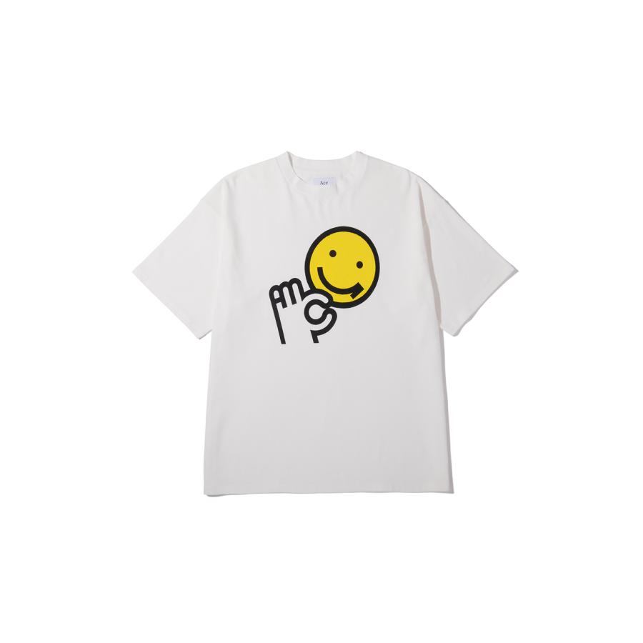 【P5倍 / SALE】SMILEy TEE - WHITE (ACY-24SS-008) Acy(エイシー) |  | 04