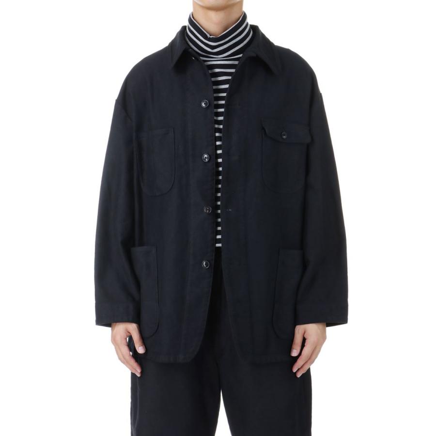 Porter Classic MOLESKIN COVERALL JACKET / BLACK (PC-019-2935 Porter Classic MOLESKIN COVERALL JACKET / BLACK (PC-019-2935
