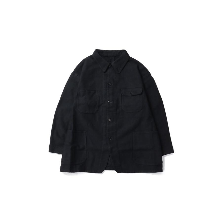 Porter Classic MOLESKIN COVERALL JACKET / BLACK (PC-019-2935 Porter Classic MOLESKIN COVERALL JACKET / BLACK (PC-019-2935
