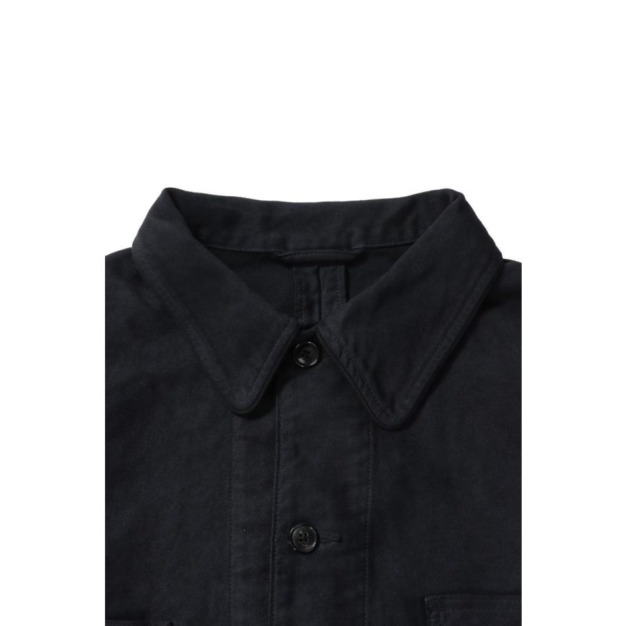 Porter Classic MOLESKIN COVERALL JACKET / BLACK (PC-019-2935 Porter Classic MOLESKIN COVERALL JACKET / BLACK (PC-019-2935