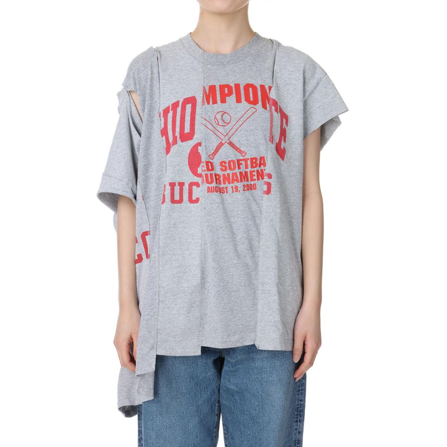 【P5倍 / SALE】circa make cutback gap wide top / GRAY-1(cc24ss-02) 77circa -Women-(ナナナナサーカ) | 77circa