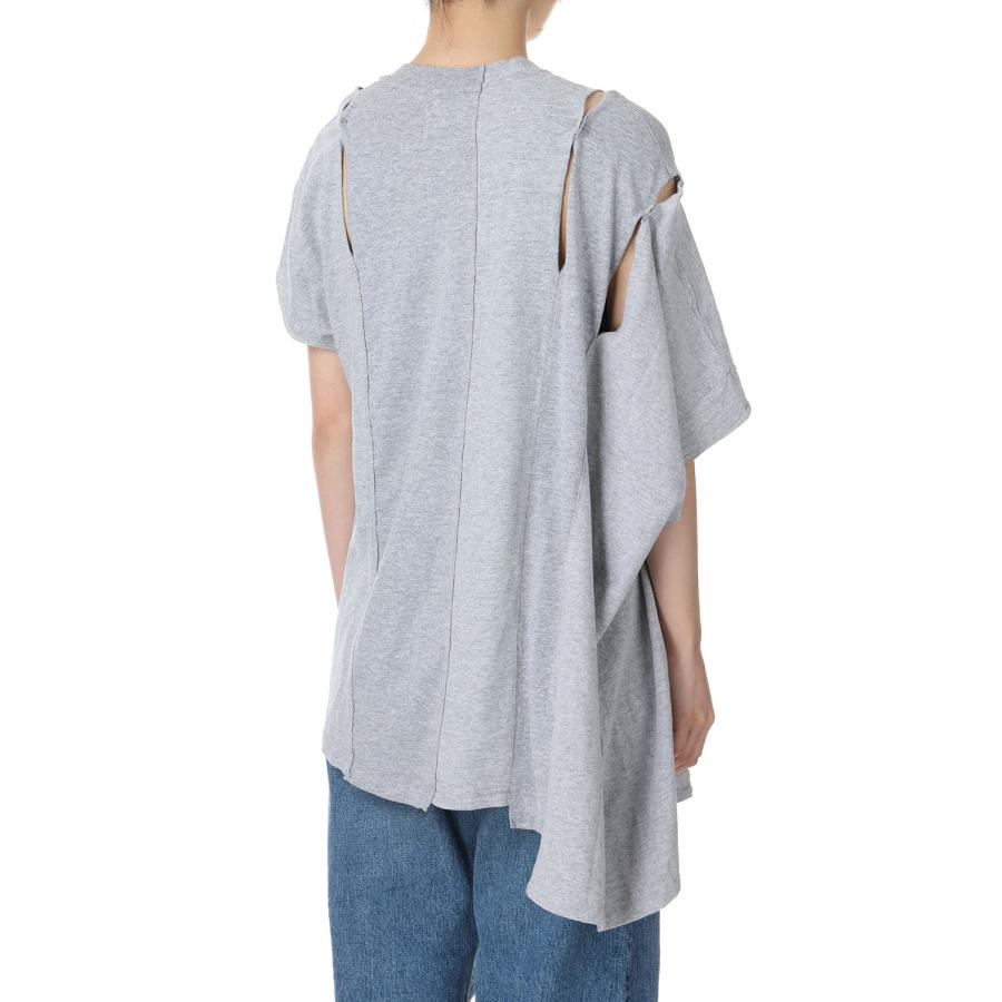 【P5倍 / SALE】circa make cutback gap wide top / GRAY-1(cc24ss-02) 77circa -Women-(ナナナナサーカ) | 77circa | 02
