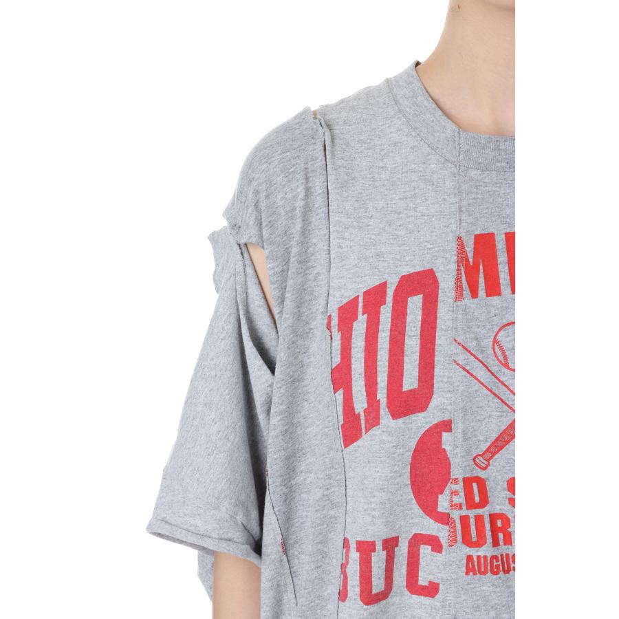 【P5倍 / SALE】circa make cutback gap wide top / GRAY-1(cc24ss-02) 77circa -Women-(ナナナナサーカ) | 77circa | 03