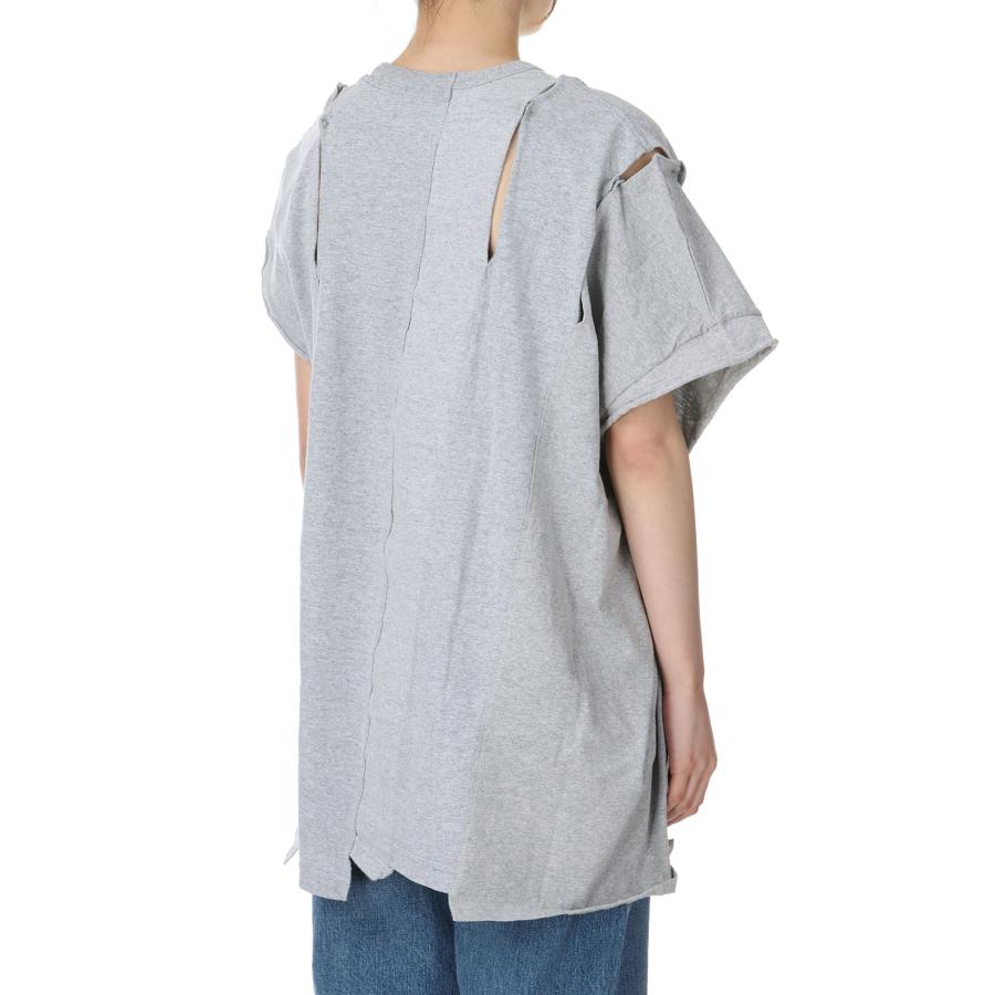 【P5倍 / SALE】circa make cutback gap wide top  / GRAY-2(cc24ss-02) 77circa -Women-(ナナナナサーカ) | 77circa | 02