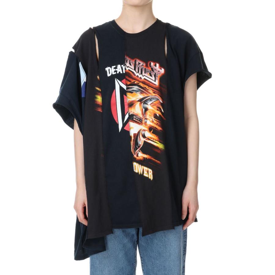 【P5倍 / SALE】circa make cutback gap wide top  / BLACK-2(cc24ss-02) 77circa -Women-(ナナナナサーカ) | 77circa