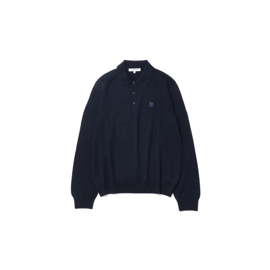 MAISON KITSUNE（メゾン キツネ） BOLD FOX HEAD PATCH POLO JUMPER 