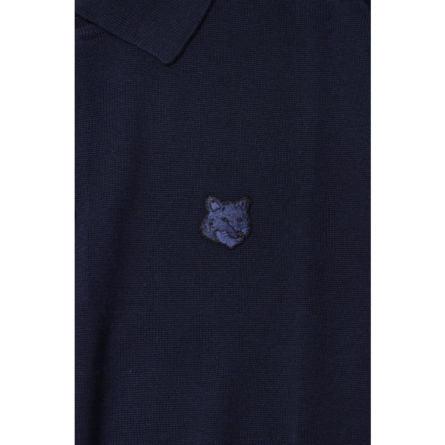 MAISON KITSUNE（メゾン キツネ） BOLD FOX HEAD PATCH POLO JUMPER
