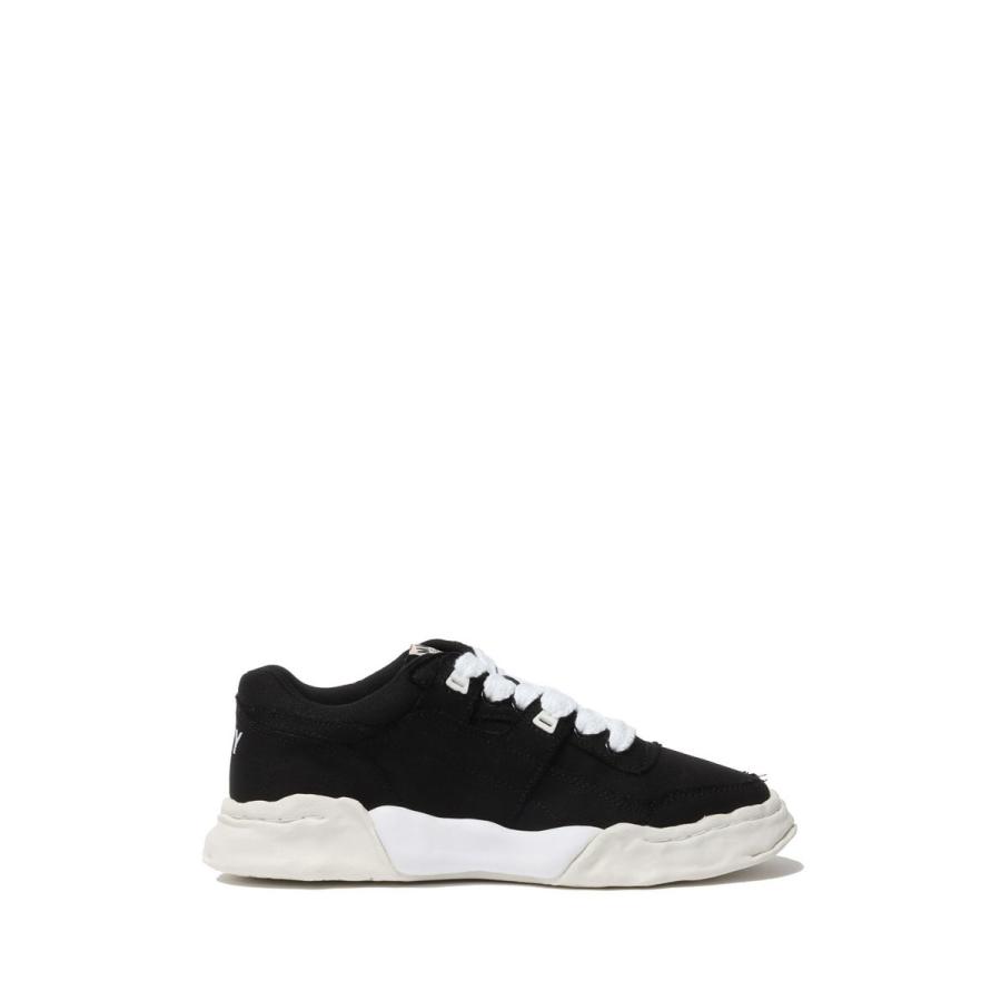 PARKER original sole canvas low sneaker / BLACK（A08FW704）* MIHARA YASUHIRO(ミハラ ヤスヒロ) | MAISON MIHARA YASUHIRO | 01
