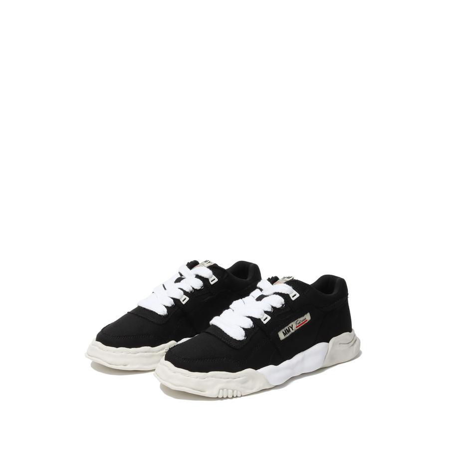 PARKER original sole canvas low sneaker / BLACK（A08FW704）* MIHARA YASUHIRO(ミハラ ヤスヒロ)の画像