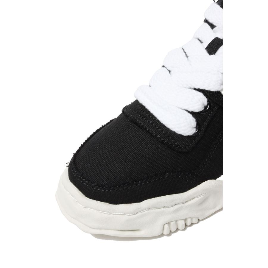 PARKER original sole canvas low sneaker / BLACK（A08FW704）* MIHARA YASUHIRO(ミハラ ヤスヒロ)の画像