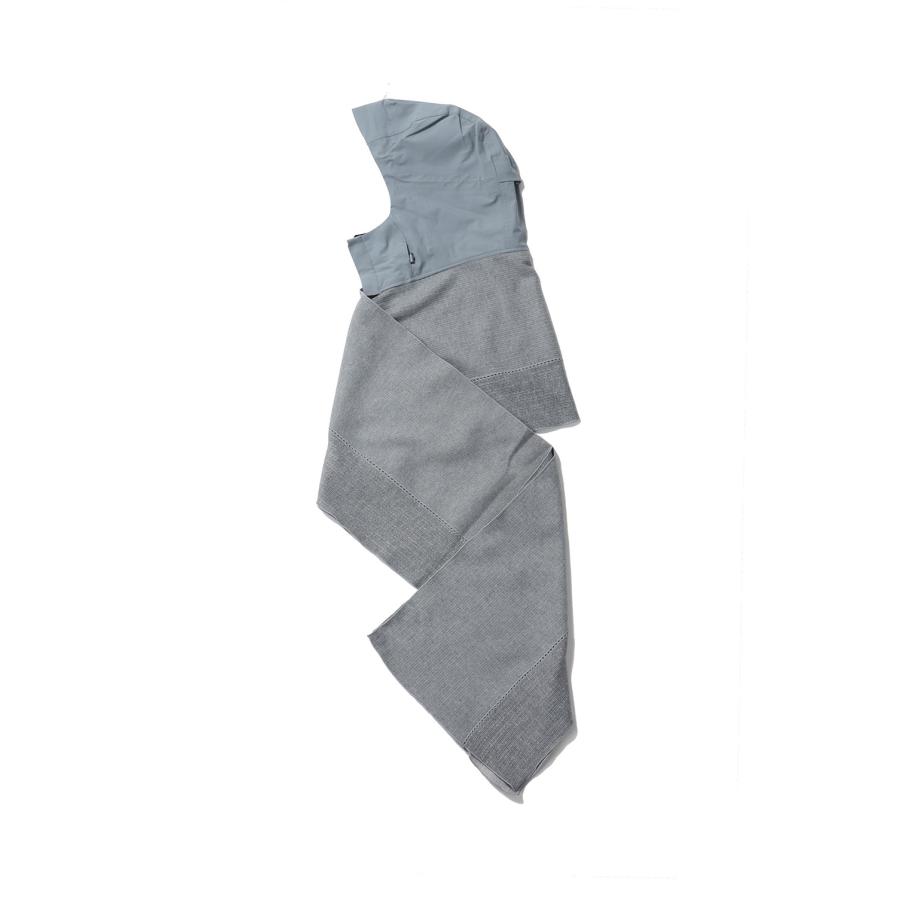 【P5倍 / SALE】EP.6 01 HOODED MUFFLUR / LIGHT GRAY（EP6AC01-GR） XLIM(エクスリム) | 