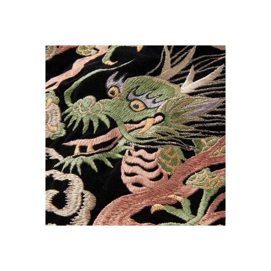 【P5倍 / SALE】SPECIAL EDITION VELVETEEN SOUVENIER JACKET GREEN DRAGON - BLACK (GL15551) Gold(ゴールド) | GOLD | 12