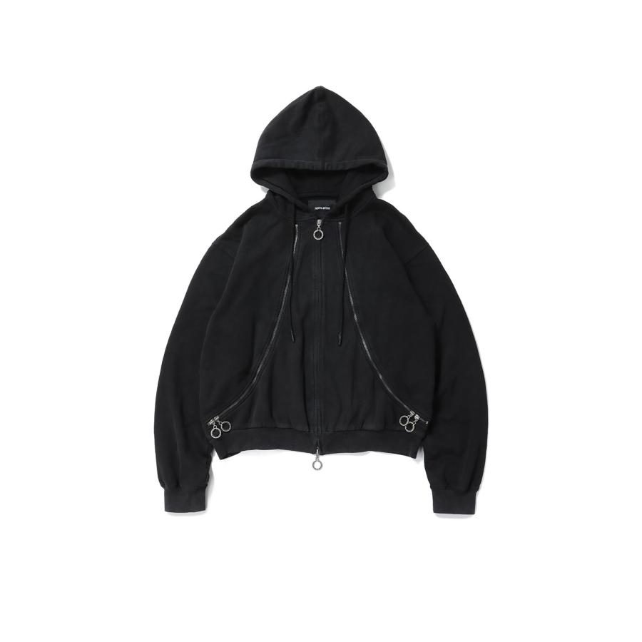 【P5倍 / SALE】Zippers Hoodie / Washed Black Fucking Awesome(ファッキンオーサム) | 