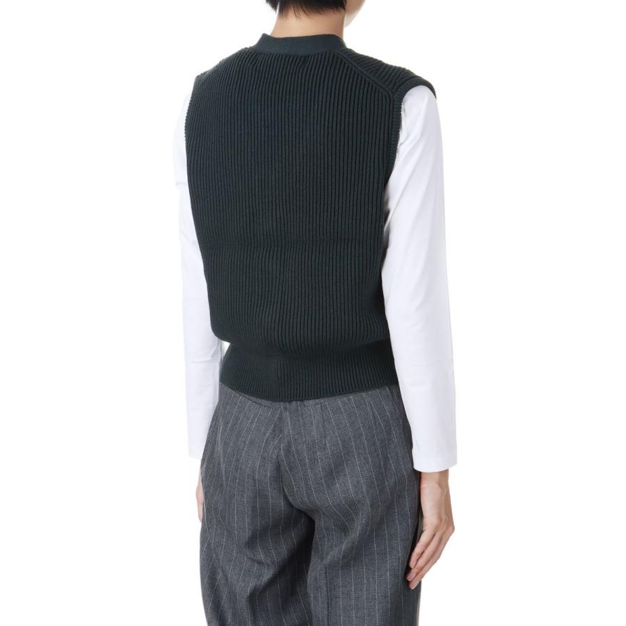 【P5倍 / SALE】FULL CARDIGAN KNIT VEST -GREEN (24AMSNI02) Shinzone(シンゾーン) | Shinzone | 02