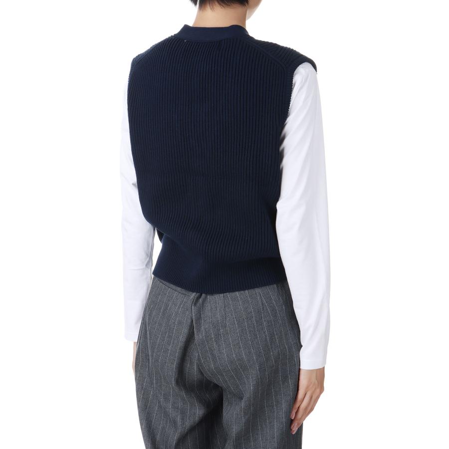 【P5倍 / SALE】FULL CARDIGAN KNIT VEST -NAVY(24AMSNI02) Shinzone(シンゾーン) | Shinzone | 02