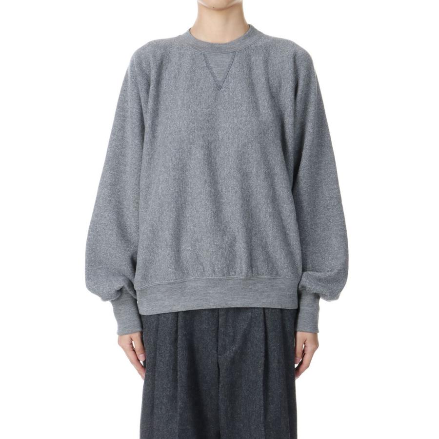 【P5倍】COTTON WOOL SWEATSHIRT -GRAY (24AMSCU10) Shinzone(シンゾーン) | Shinzone